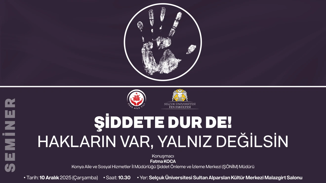 Şiddete Dur De! Hakların Var, Yalnız Değilsin